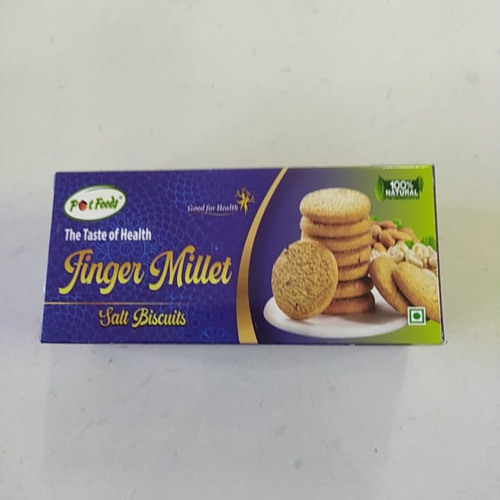 Finger Millet Salt Biscuits 75g