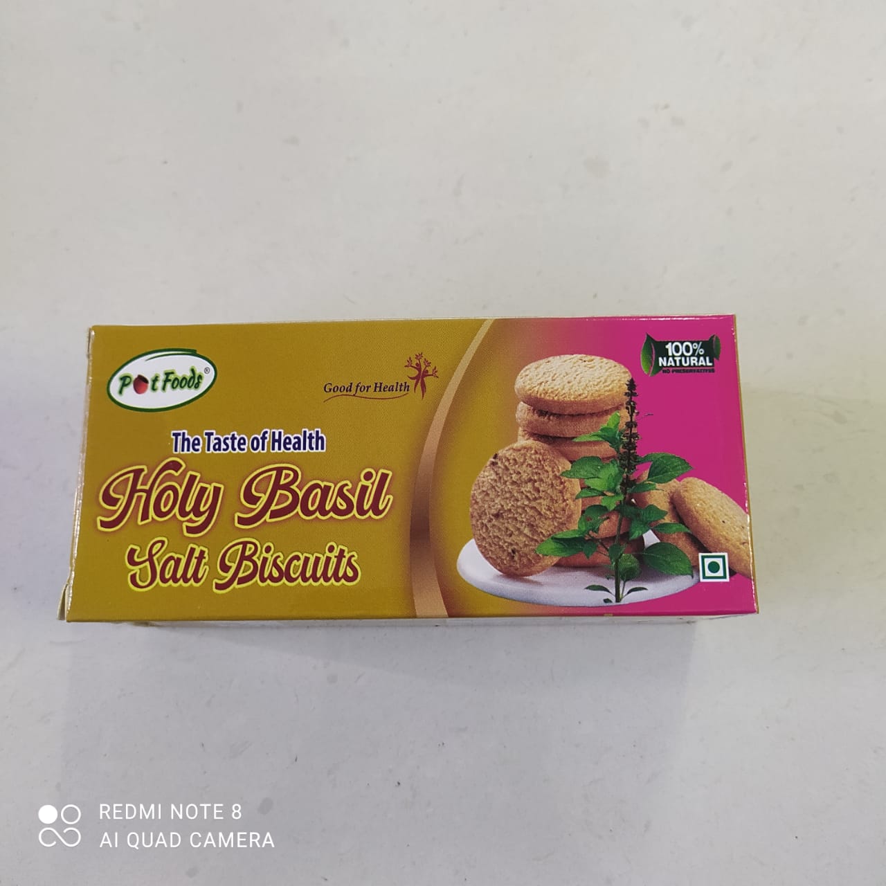 Holy Basil Salt Biscuits 75g