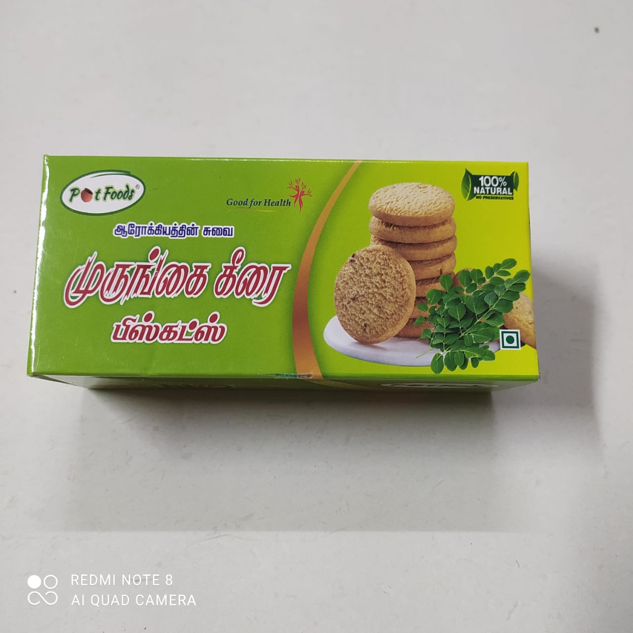 Moringa Leaf Biscuits